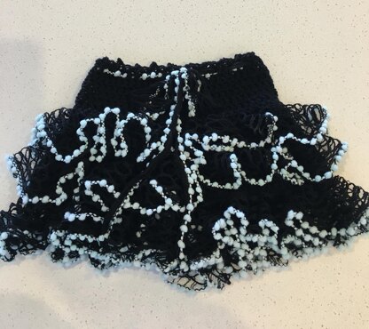 Child's Crochet Ruffle Skirt 9months - 5yrs