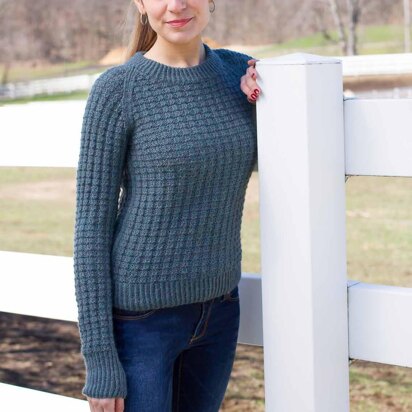 Waffley Pullover in Juniper Moon Farm Herriot - Downloadable PDF