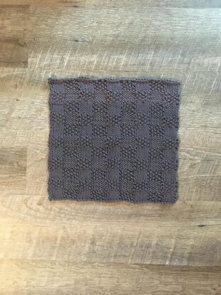 Knitted Square Seeded Check