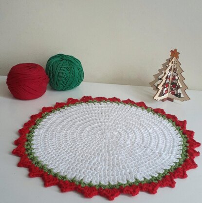 Christmas coaster and placemat