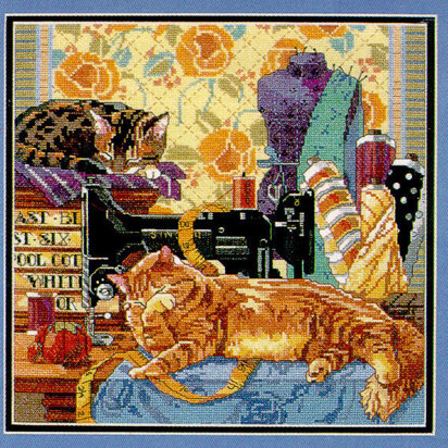 Cats in the Sewing Room - PDF