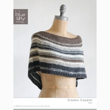 Blue Sky Fibers Shadow Capelet (Free).