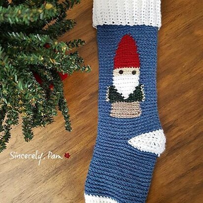 Gnome Christmas Stocking