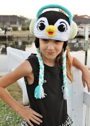 Chilly Penguin Earflap Hat