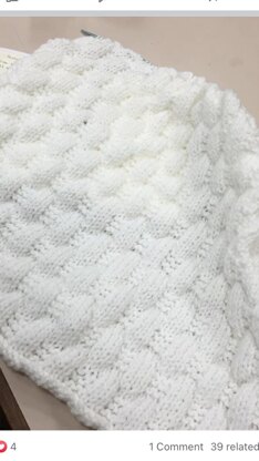 Hillside baby blanket