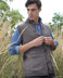 Anders Gilet - Knitting Pattern For Men in MillaMia Naturally Soft Aran