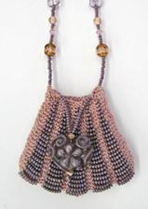 "Simply Lovely" Beaded Knit Amulet Purse