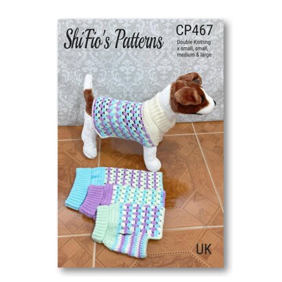 Granny stitch dog jumper crochet pattern -467