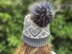 Fair Isle Heart Beanie