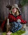 Hooded Woodland Moose Blanket