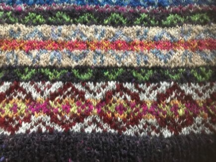 Fairisle dress for girl #7