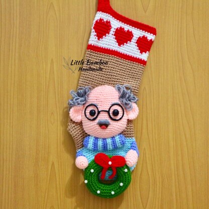 Personalised Grandpa Christmas Stocking