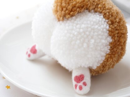 How to Make a Pompom Corgi butt