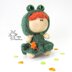 Funny doll frog