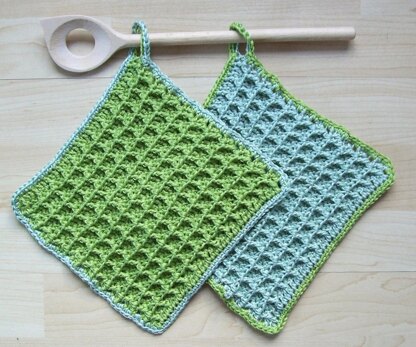 Waffle Stitch Potholders