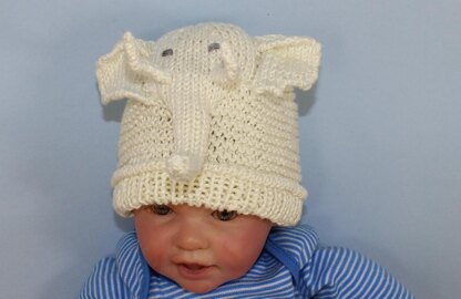Baby Elephant Toy, Beanie and Booties Set
