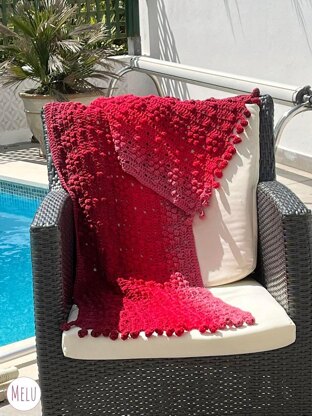 Spring Fling Wrap by Melu Crochet