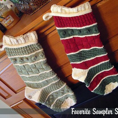 Favorite Sampler Stocking