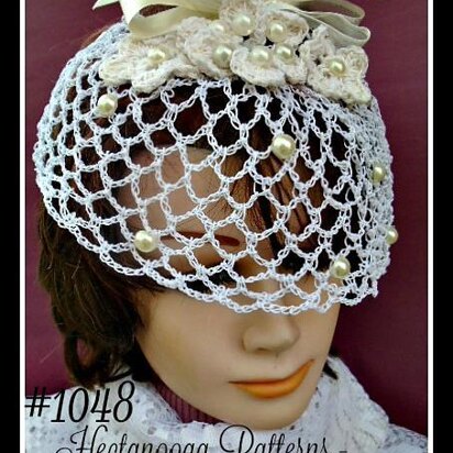 1048- BIRDCAGE Bridal veil