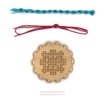 Red Gate Stitchery Snowflake Ornament Cross Stitch Kit - Multi