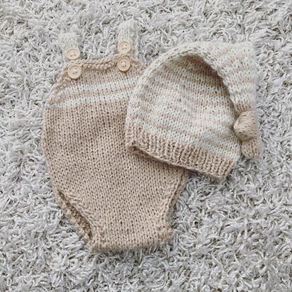 Lockdown romper set - knitting pattern