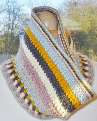 Ada's Stripes Cowl