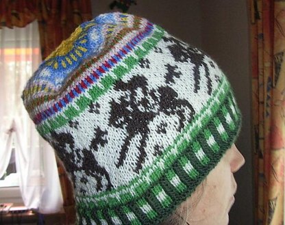 Horse race beanie