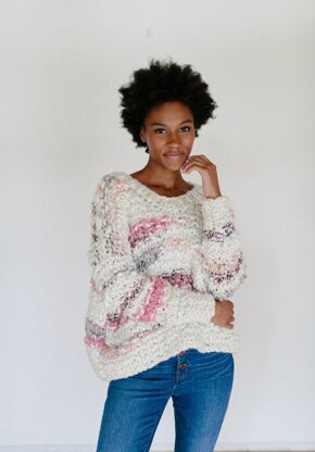 Sunwoven Sweater in Knit Collage Spun Cloud - Downloadable PDF