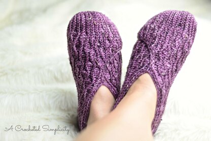 Winter Waves Kimono Slippers