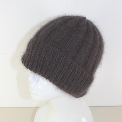 Fluffy 3x3 Rib Beanie Hat