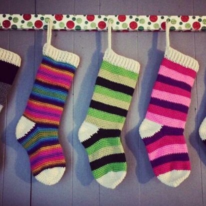 Colorful Christmas Stocking