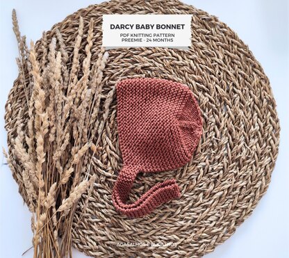 Darcy Baby Bonnet | preemie-24 months