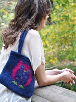 Owl Always Love You Felted Purse