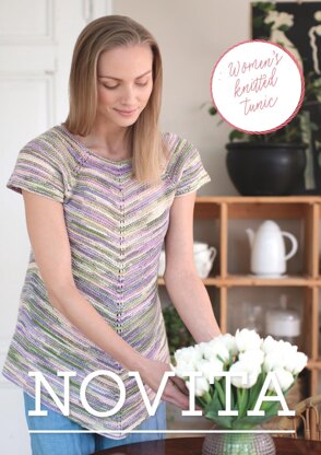 Women's Knitted Tunic in Novita Nalle Taika - 35 - Downloadable PDF