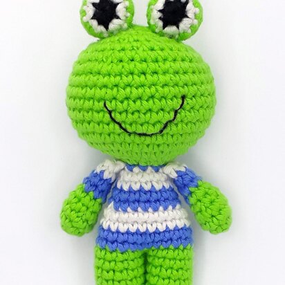 Amigurumi frog