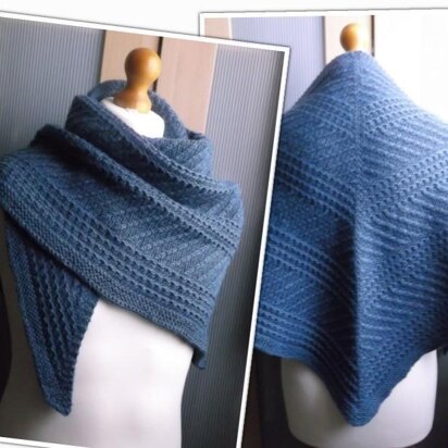 Sapphire shawl