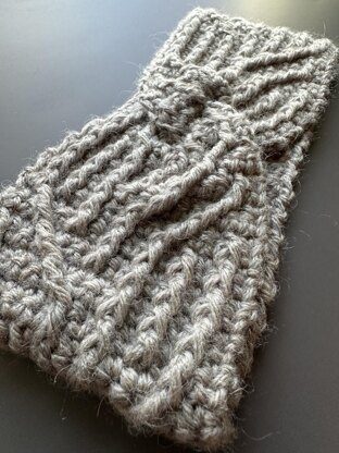 Twisted Paths Crochet Headband