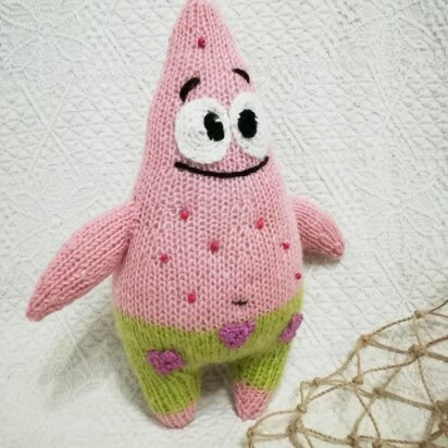 Knitted Patrick Star