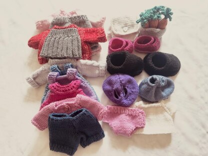 Elderberry Bunny and Outfits