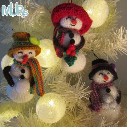 Stylish Snowmen Ornament