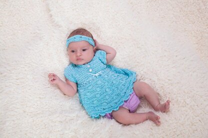 Lacy Dress and Headband Set