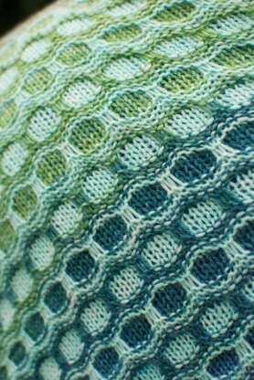 Frozen Lake Shawl