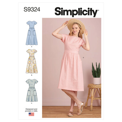 Simplicity Misses' Dresses S9324 - Sewing Pattern