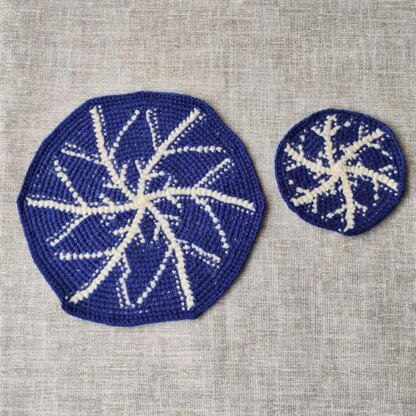 Crochet Christmas coaster