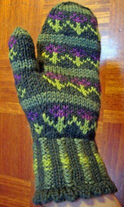 Tidy Flowers Fair Isle Mittens