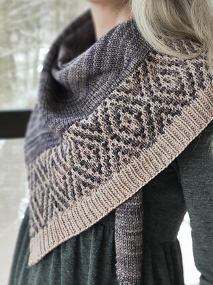 Walk in the Dawn Shawl