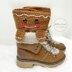 Peeping Gingerbread Boot Cuffs