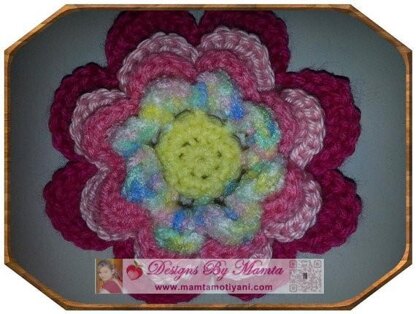 Crochet Rose Pattern Easy Large Flower