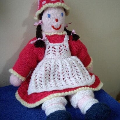 Victorian Soft Knitted Dolly