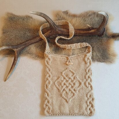 Viking / Celtic cable crossbody bag